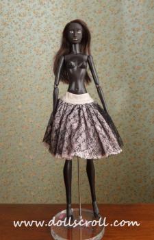 Fashion Doll Agency - Collection Noir - N5 Robe de Soir - Outfit